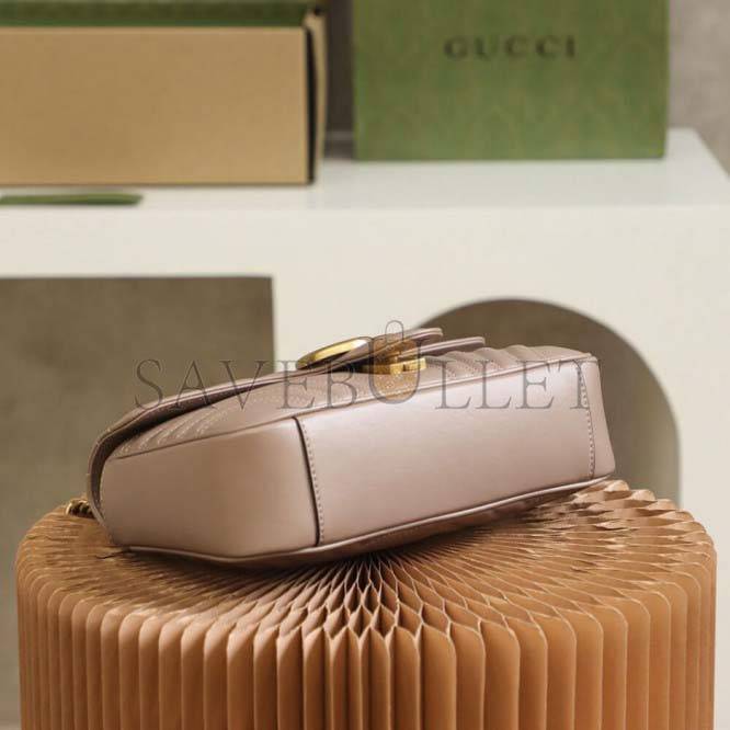 GUCCI MARMONT SMALL MATELASSE SHOULDER BAG 443497 (26*15*7cm) GUCCI MARMONT SMALL MATELASSE SHOULDER BAG 443497 (26*15*7cm)